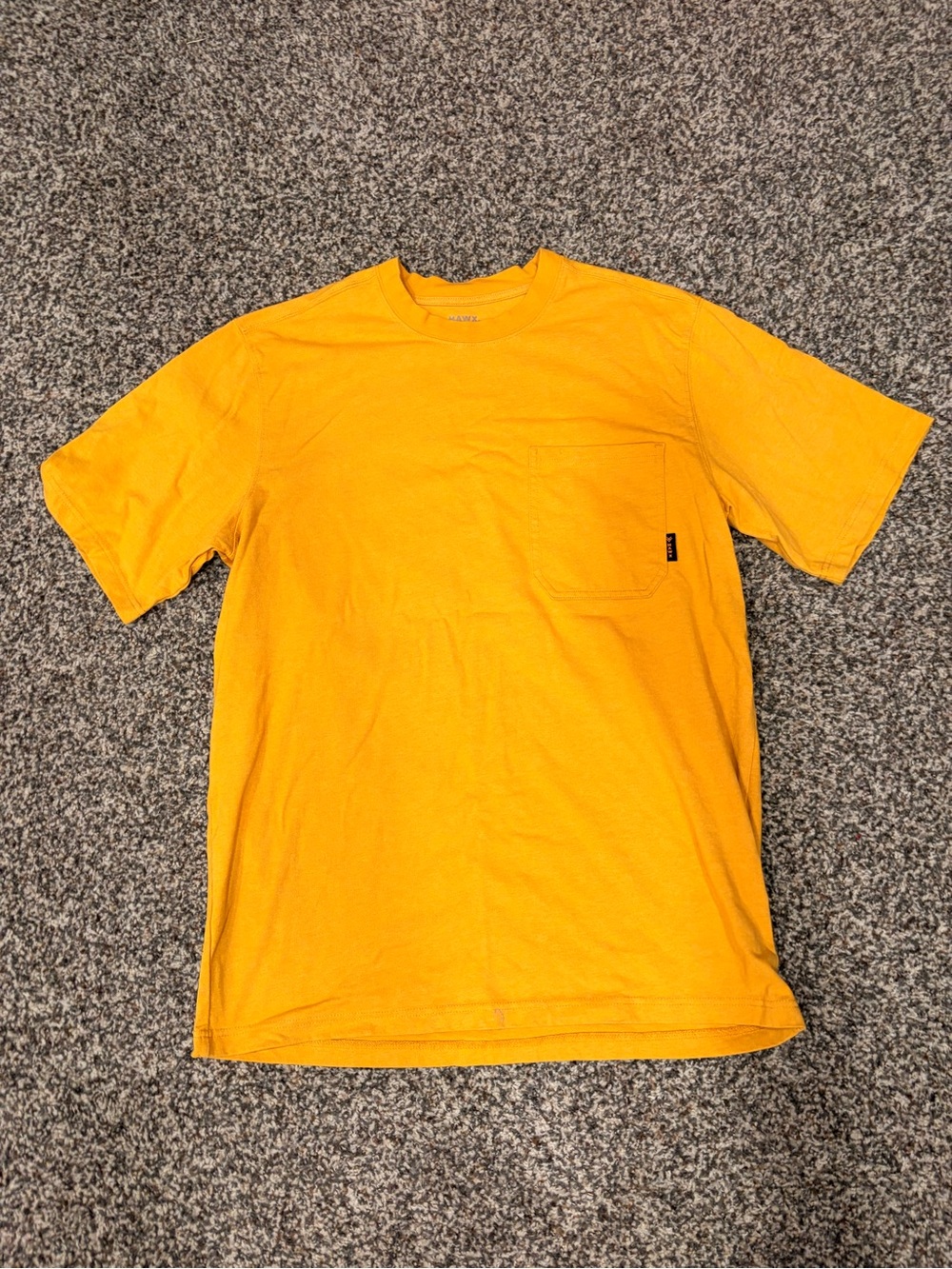 Men's Short-Sleeve Pocket Tee in Yellow